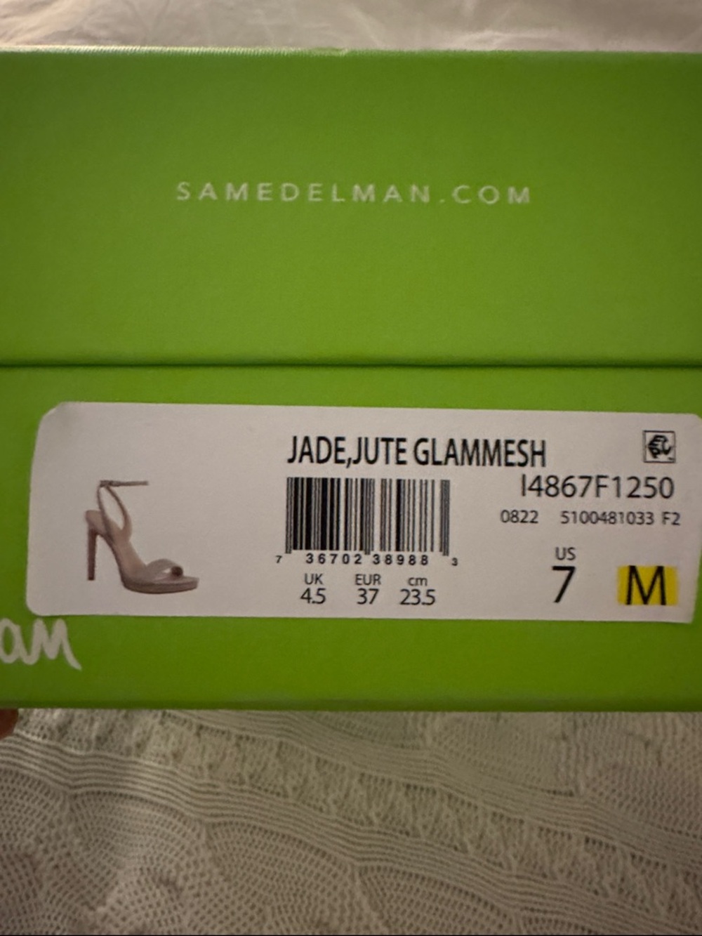Sam Edelman Silver Glitter Ankle-Strap Platform Heels - Picture 9 of 10